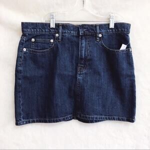 GAP Blue Dark Wash 5-Pocket Denim Mini Skirt